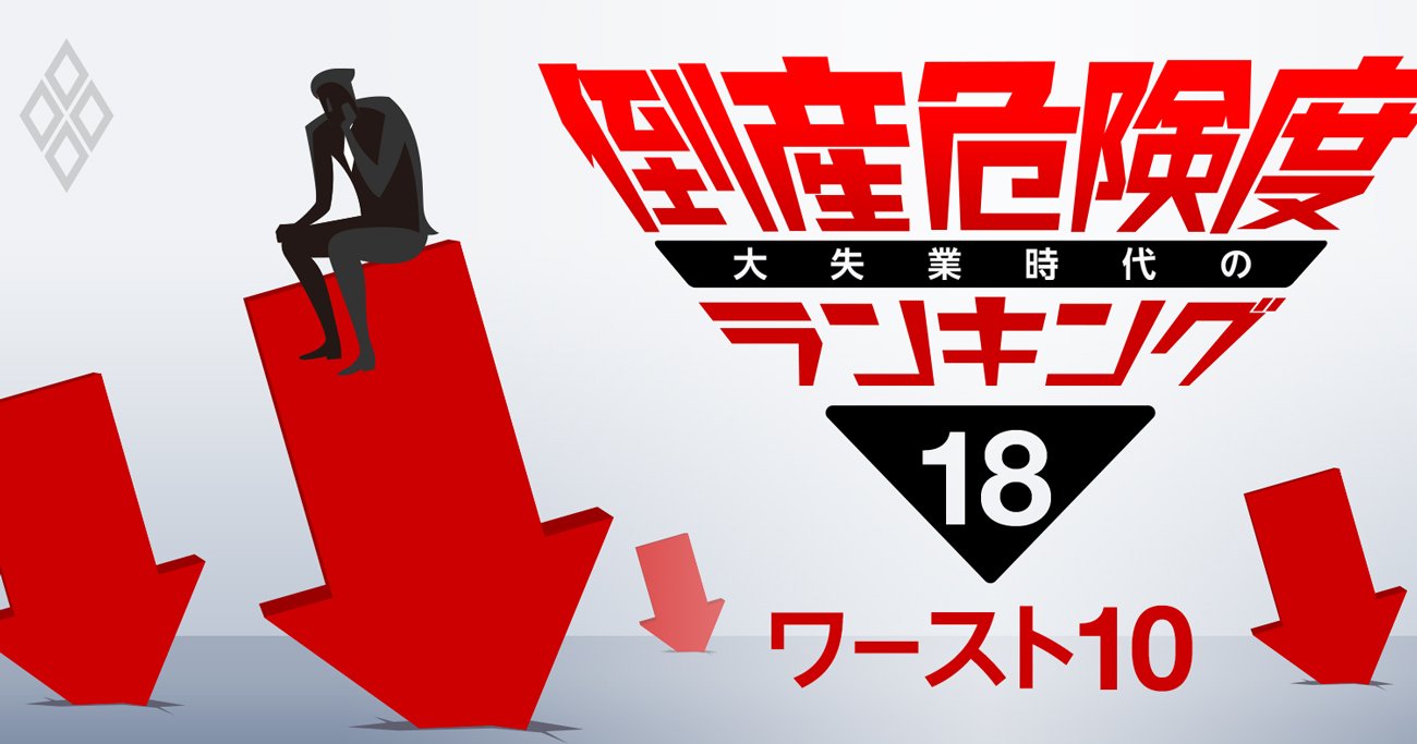 倒産危険度ランキング・ワースト10の財務リスクを徹底分析！企業の言い分も