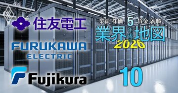 【電線・非鉄業界の5年後大予測】住友電工・古河電工・フジクラ…AI特需で伸びる電線御三家の実力を徹底解剖！3社で出遅れているのは？非鉄の注目銘柄も公開