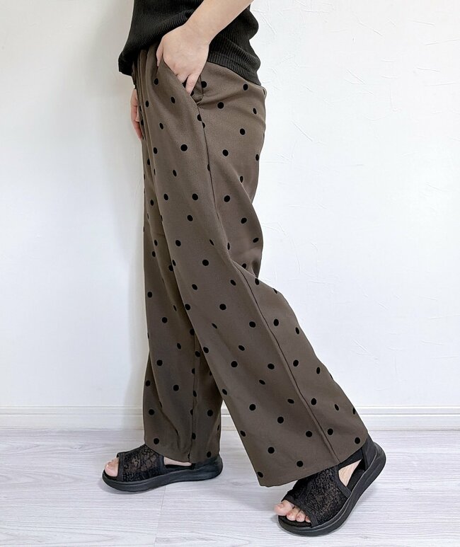 【しまむら】1枚でパッとあか抜ける！1639円「大人かわいいワイドパンツ」着心地が楽ちんで体型カバーもばっちり！《購入レビュー》