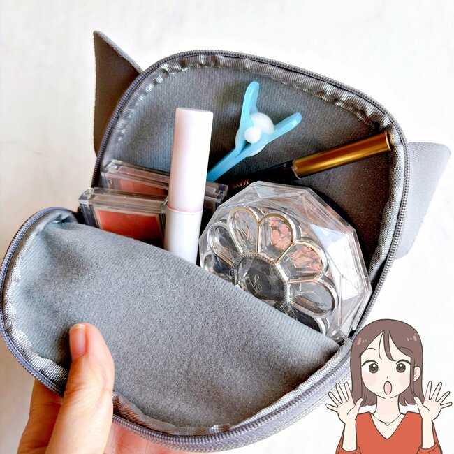 とんでもなく可愛い…！タリーズ×トムとジェリーの「ガバッと開くポーチ」マチが広くて使いやすい！