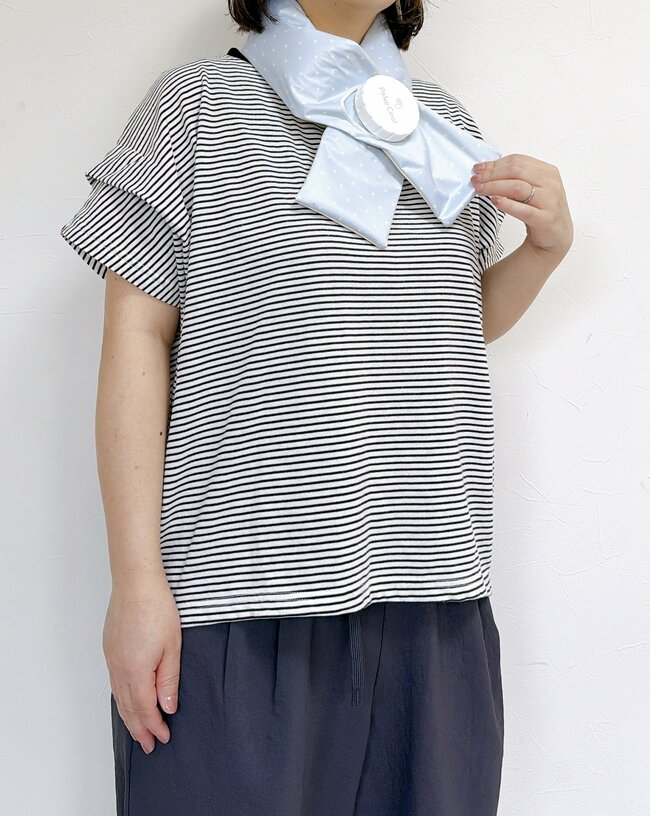 【しまむら】気温38℃の猛暑日でも快適！「首に巻くオシャレ氷のう」がマジで冷たくて感激した…！《購入レビュー》