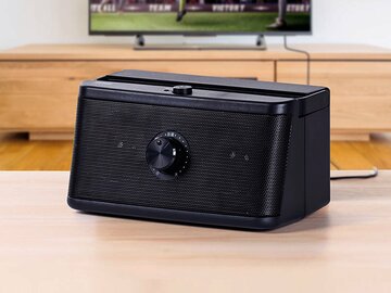 聞き取りにくいテレビの音声を耳もとで聴けるスピーカー