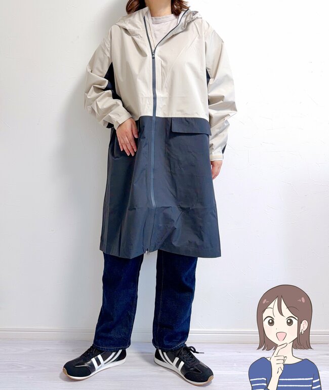 「雨の日が楽しみ」「濡れなくて快適」ワークマンの“雨の日アウター”がレインコートに見えないオシャレさ…！「二色使いが素敵」「かわいさも撥水もばっちり」《購入レビュー》