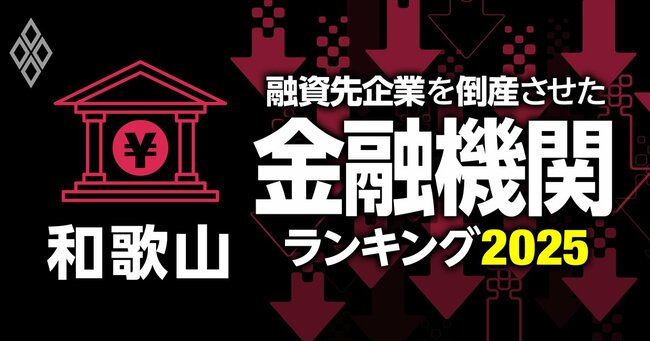 融資先企業を「倒産」させた金融機関ランキング2025#30