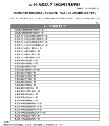 auも開始時点で5Gエリアは極めて限定的も、2022年3月には2万局超に