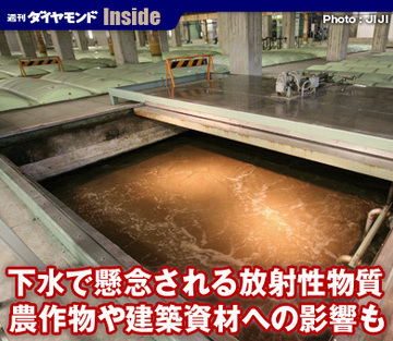 下水で懸念される放射性物質農作物や建築資材への影響も