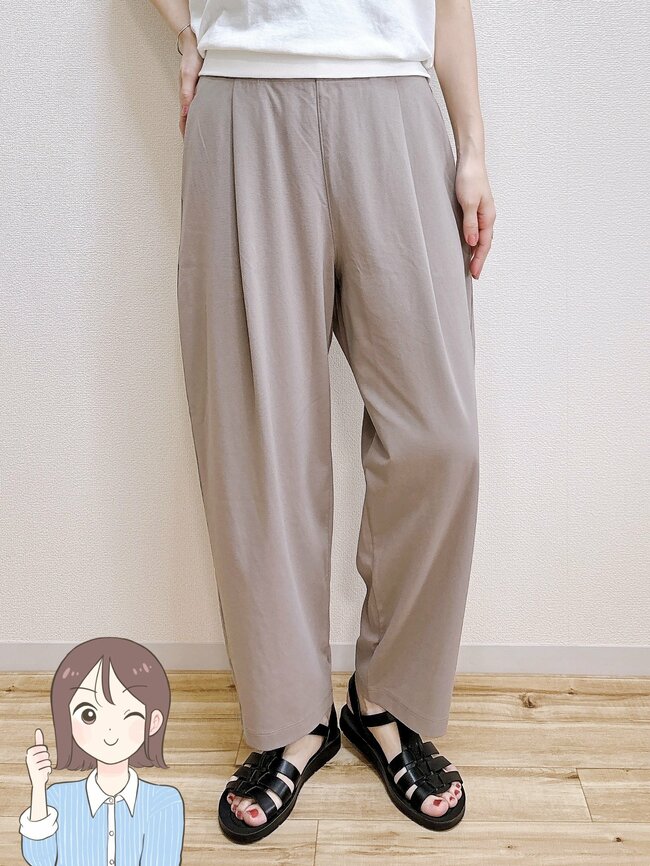 【無印良品】「猛暑日でもサラサラ」2990円の“楽ちんワイドパンツ”毎日はきたくなる心地良さ!「想像以上の快適さ」「シルエットもカッコよい」《購入レビュー》