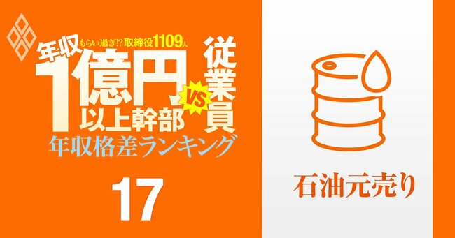1億円以上稼ぐ取締役1109人はもらい過ぎ!? 「年収1億円以上幹部」と従業員の年収格差ランキング＃17
