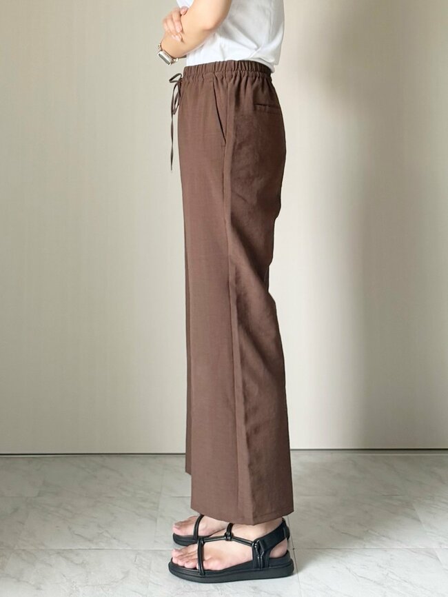 【しまむら】体型カバーの天才！1639円の「ひんやりワイドパンツ」手持ちのトップスに合わせやすい《購入レビュー》
