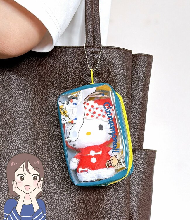お薬が120錠も入った…！ダイソー×サンリオの「レトロかわいいポーチ」ミニ財布にもなって万能！《購入レビュー》