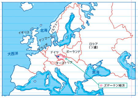 ラインラントの地図第二次世界大戦