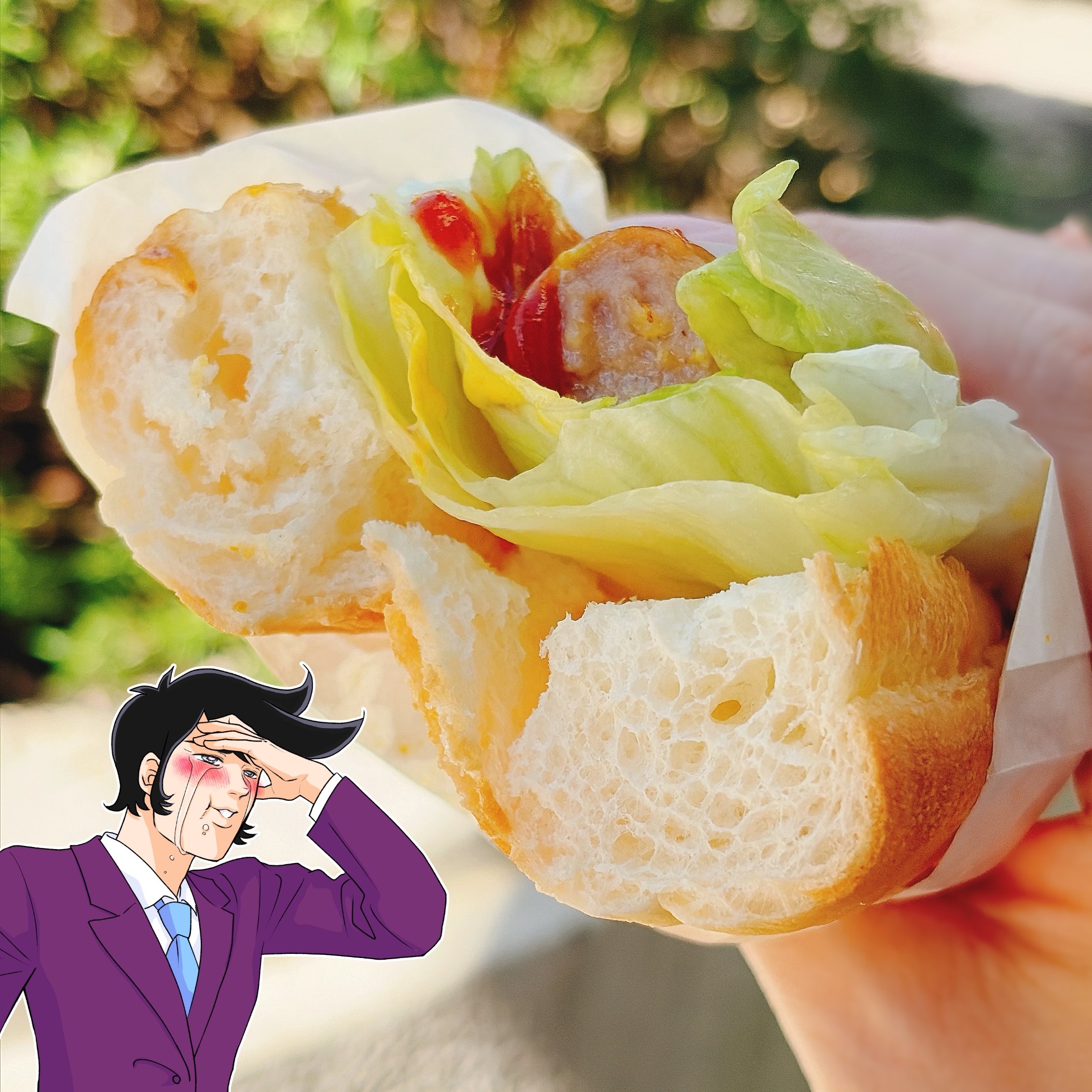 「頼んでみたら笑っちゃった」「パンからはみ出る」ドトールの“豪快すぎるメニュー”最後のひと口まで大満足です！「超絶美味しい」《実食レビュー》