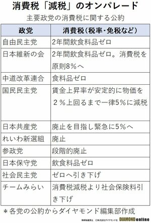 与野党が競う「消費税減税」の効果は？経済・物価・家計への影響を徹底検証