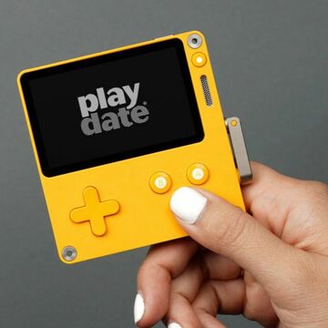 回せるハンドル付きのゲーム機「Playdate」が2020年ごろに登場