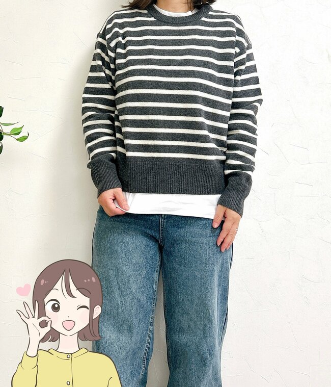 「着心地よすぎて色違いほしい」無印良品の“着痩せニット”着回しが止まりません！「この冬一番着ているセーター」「着膨れせずスッキリ着られる