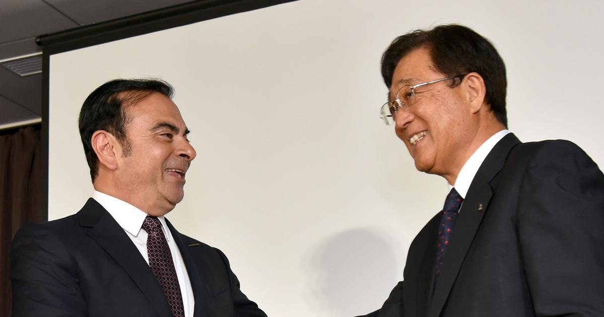 三菱自、ゴーン会長が益子社長留任で狙う「三菱商事」