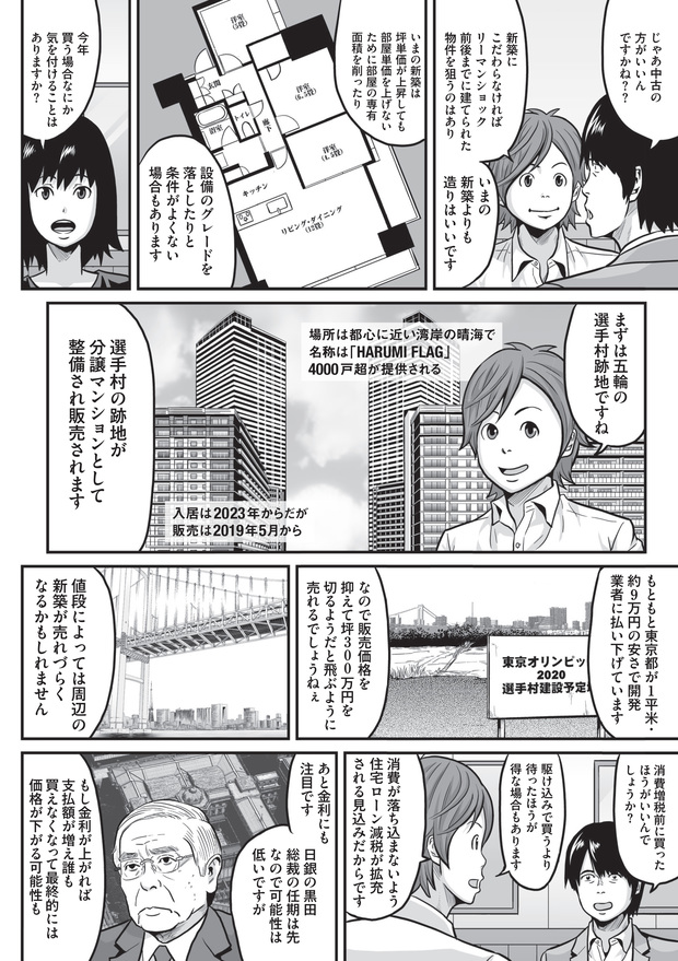 いまからマンションを買うなら“新築”よりも“中古”を狙え！ 東京五輪後も新築マンション価格が下がらない理由と、マンション購入時の注意点をマンガで解説！（4）