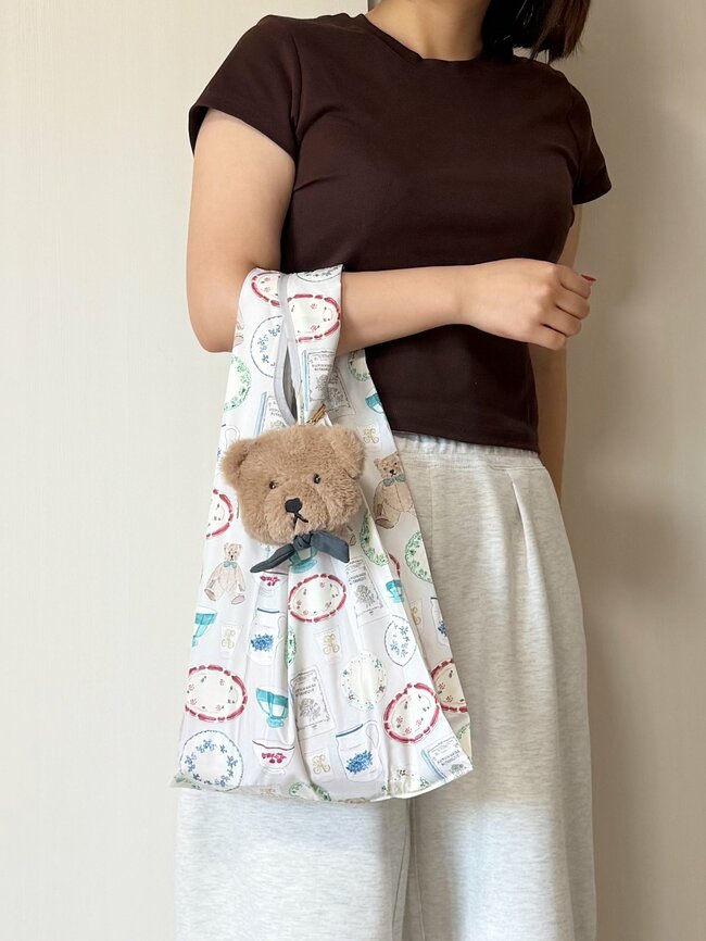 お出かけの必需品になりました！アフタヌーンティーの「もふもふエコバッグ」が一生使いたい可愛さ！《購入レビュー》