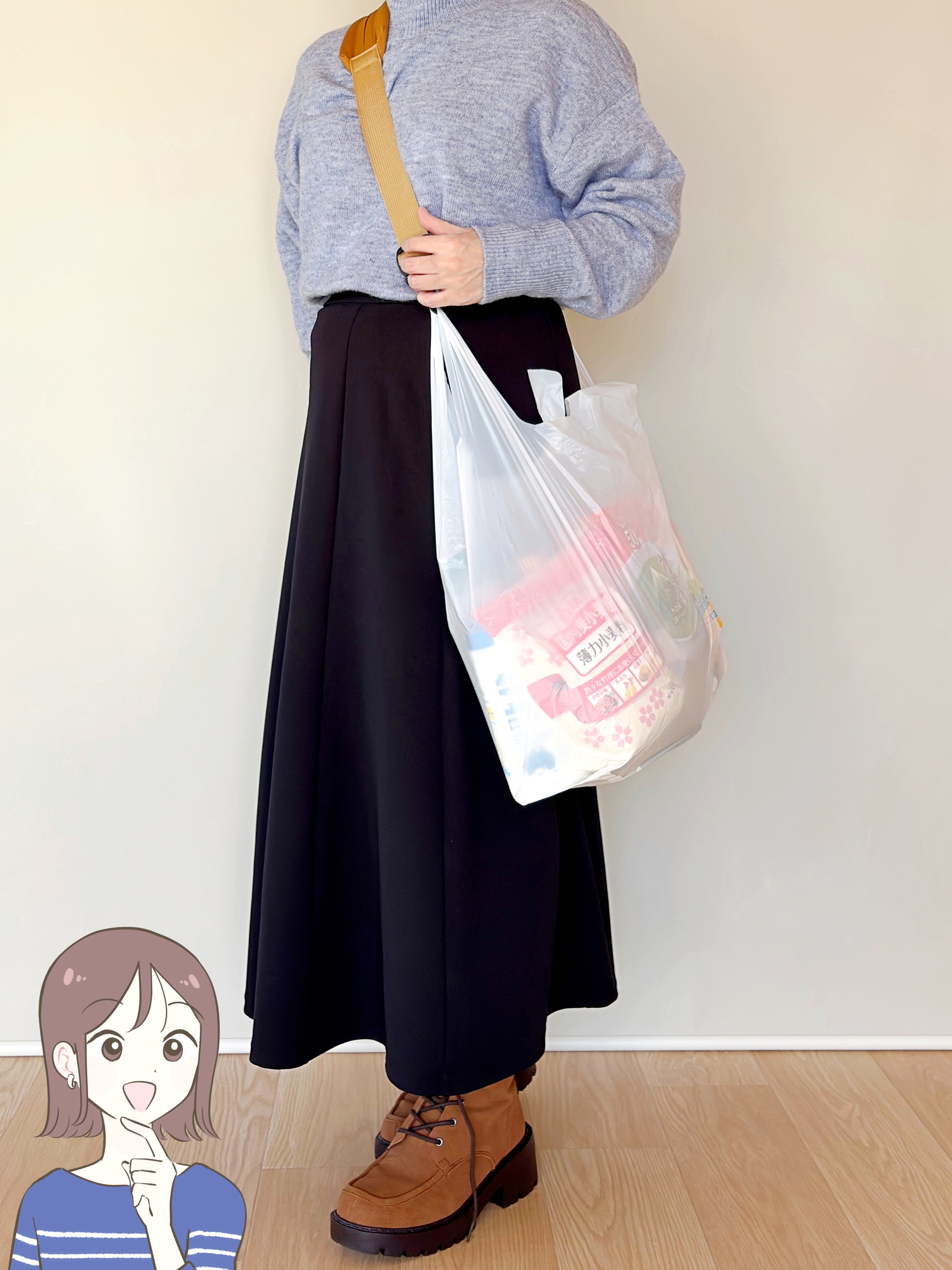 「買い物をしすぎても大丈夫！」「すごい助かる」3COINSの“天才アイテム”レジ袋を肩にかけられるんです！「商品化されて嬉しい」