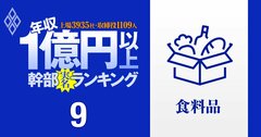 【人気特集】【食品37人&証券36人】1億円以上稼ぐ取締役・実名年収ランキング!アサヒ、キリン、大和、SBIの幹部はいくらもらってる?