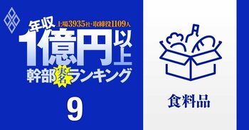【人気特集】【食品37人&amp;証券36人】1億円以上稼ぐ取締役・実名年収ランキング！アサヒ、キリン、大和、SBIの幹部はいくらもらってる？