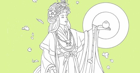 【美しすぎる福の神】幸福、豊穣、繁栄のご利益ある女神。手にした珠から「福」が無限にあふれ出てくる！