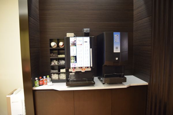 ソフトドリンクを無料で飲める