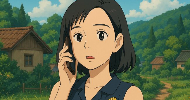 手持ちの写真をChatGPTに読み込ませ、プロンプトに「この写真をジブリ風にして」と書いて生成された画像(編集部がChatGPTで生成)