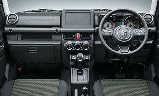 SUZUKI JIMNY車内