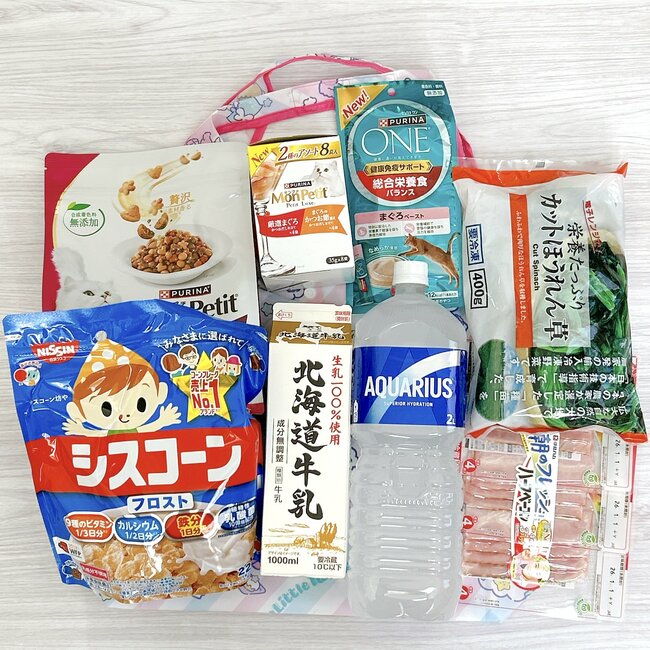 可愛すぎて毎日持ち歩きたい…！しまむら×キキララの「大容量エコバッグ」カゴいっぱいの商品がまるっと入った！