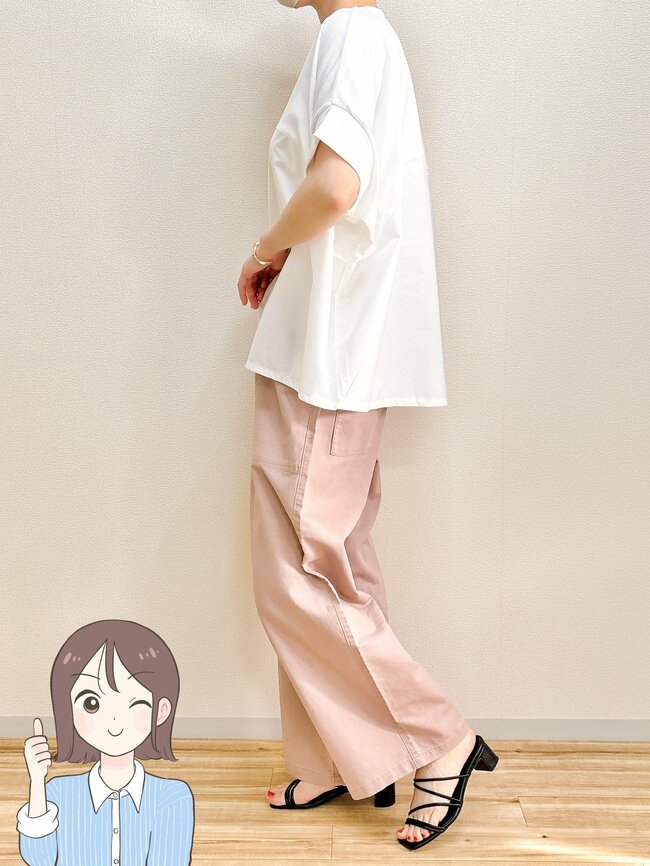 【しまむら】すぽんと着るだけでカワイイ！1089円の「着痩せトップス」360度どこから見てもサマになる…！