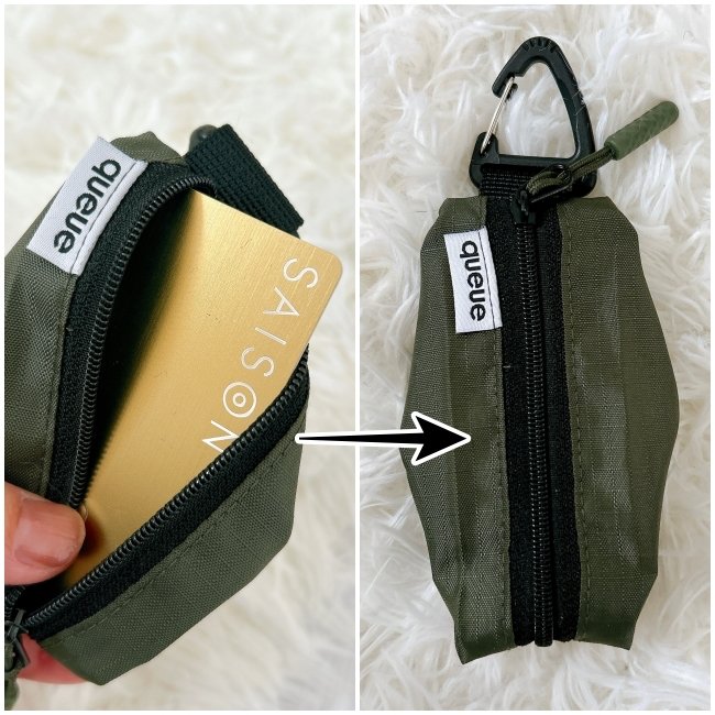 ミニ財布はこれでいいじゃん…!セリアの「スリムすぎるポーチ」小銭がたっぷり入るし、ガバッと開いて使いやすい!