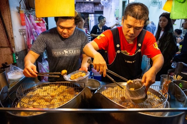 夜市で買える臭豆腐