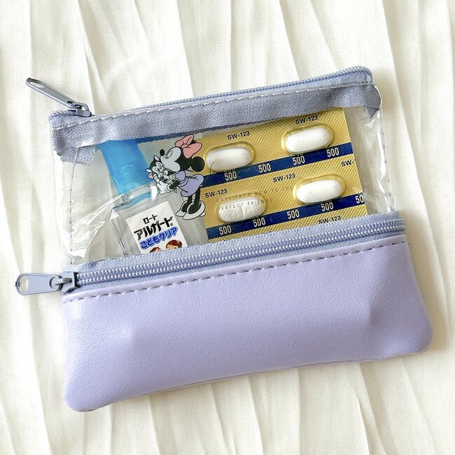 ミニ財布としても使える！セリア×ディズニーの「激かわポーチ」小銭が取り出しやすいし、全種類買って大正解…！