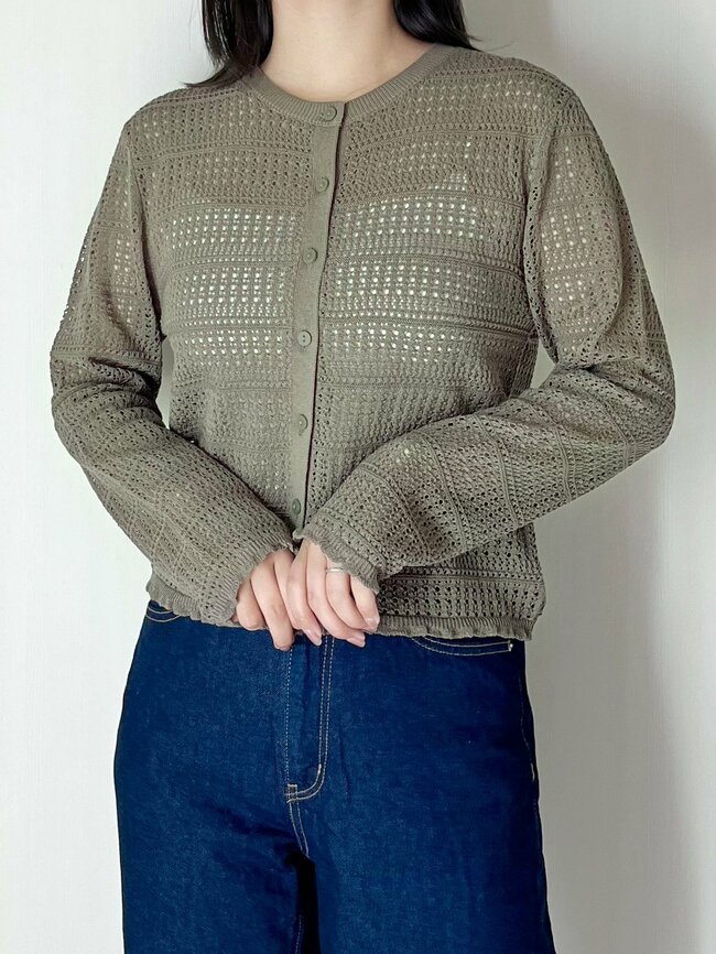 「一目で惹かれました」「高級感があります！」ハニーズの“ふんわりカーディガン”がオシャレだと大好評…！「チュールに花柄が可愛い」