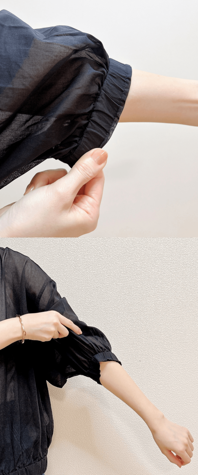 【しまむら】どこにでもサッと羽織れて助かる！2420円の「ふんわり春アウター」ぽわんとした袖がかわいい！