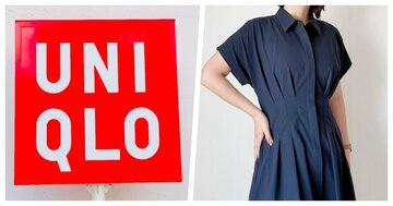 「隠したいところ隠せる!」ユニクロの“褒められワンピース”すぽんと着るだけでコーデが完成します!「2色とも購入しました」「1枚で着れるので満足です」《購入レビュー》