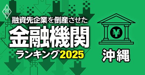 融資先企業を「倒産」させた金融機関ランキング【沖縄】3位沖縄海邦銀行、1位は？