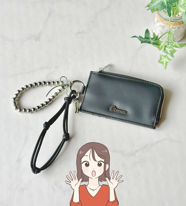 ミニ財布にちょうどいいじゃん！ハニーズの“手首にかけられるカードケース”現金やカギも収納できて天才すぎる！「やっと見つけました！」「可愛くて便利で使いやすい」
