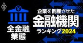 企業を倒産させた金融機関ランキング【全金融業態・総合版】5位りそな、2位三菱UFJ、1位は？