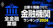 企業を倒産させた金融機関ランキング【全金融業態・総合版】5位りそな、2位三菱UFJ、1位は？