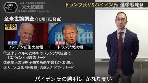 【WSJ日本版編集長・解説動画】米大統領選は「暴力vsウイルス」で決まる