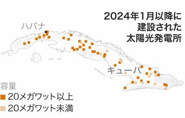 石油不足キューバは「太陽光」頼み、中国が後押し