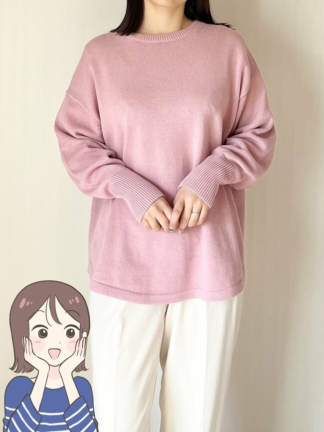 「着太りして見えません」GUの“ゆったりニット”気になる二の腕やお腹をカバーしてくれて嬉しい！「肉感を拾わず高見え」「着回しができて助かる」