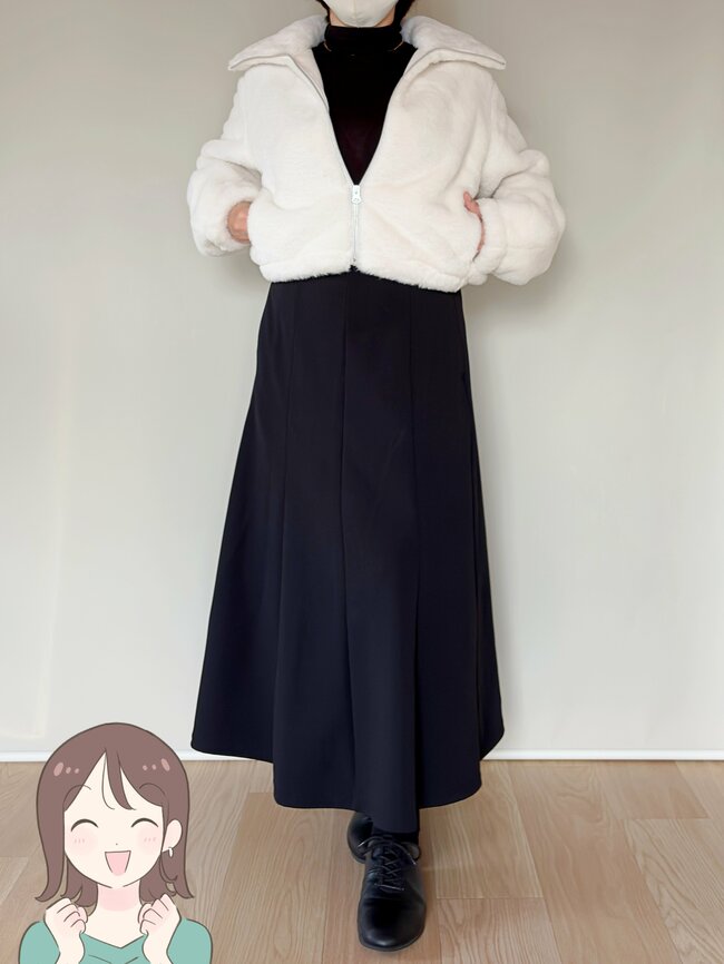 「マフラーいらずで暖かい」GUの“ふわもこアウター”ころんとしたシルエットが可愛すぎる!「これ一着で、ほかほかする」「暴風の中でも風が入ってこない」