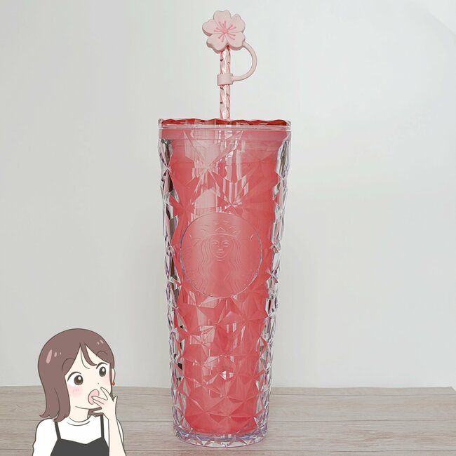 「ラスいちゲットしました」「可愛すぎる」スタバの“宝石みたいなタンブラー”キラキラ輝いて美しすぎる！「残り3点くらいで無事買えた」