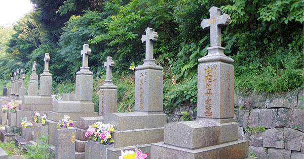 黒島のカトリック共同墓地 黒島のカトリック共同墓地