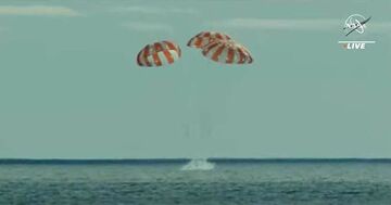 NASAアルテミス計画、無人宇宙船オリオンが地球帰還