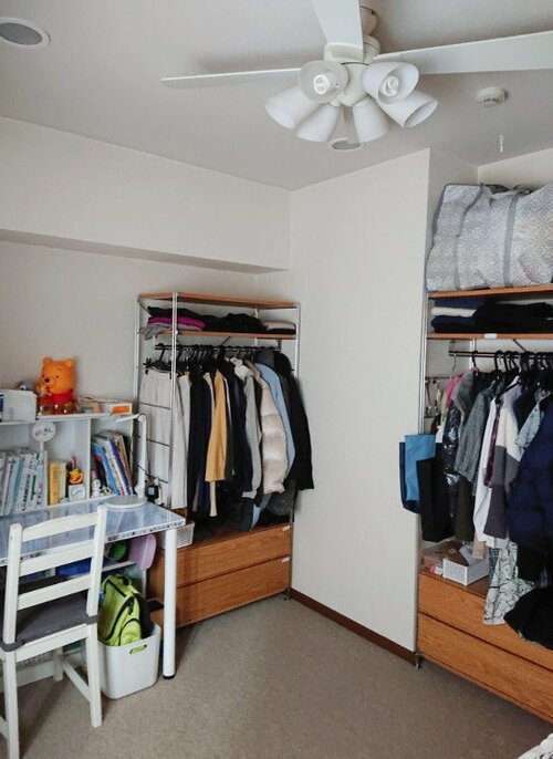 狭い2LDKで高1長女・中1長男・小5次女に「個室」を確保→ビフォーアフターが劇的過ぎた!【写真と図解付き】