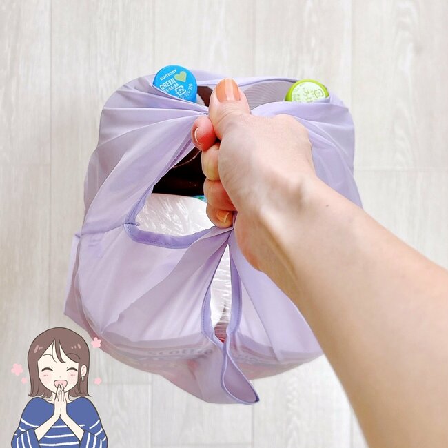 360度どこから見ても可愛い!アフタヌーンティー×スヌーピーの「ポーチ付きエコバッグ」ミニ財布としても使えて便利!《購入レビュー》